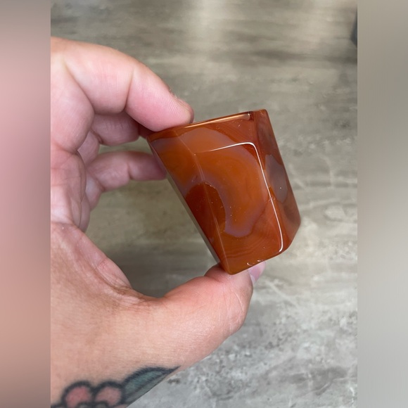 Carnelian Freeform Crystal - Picture 2 of 5